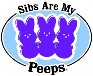 Sibs Are My Peeps Contest Logo
