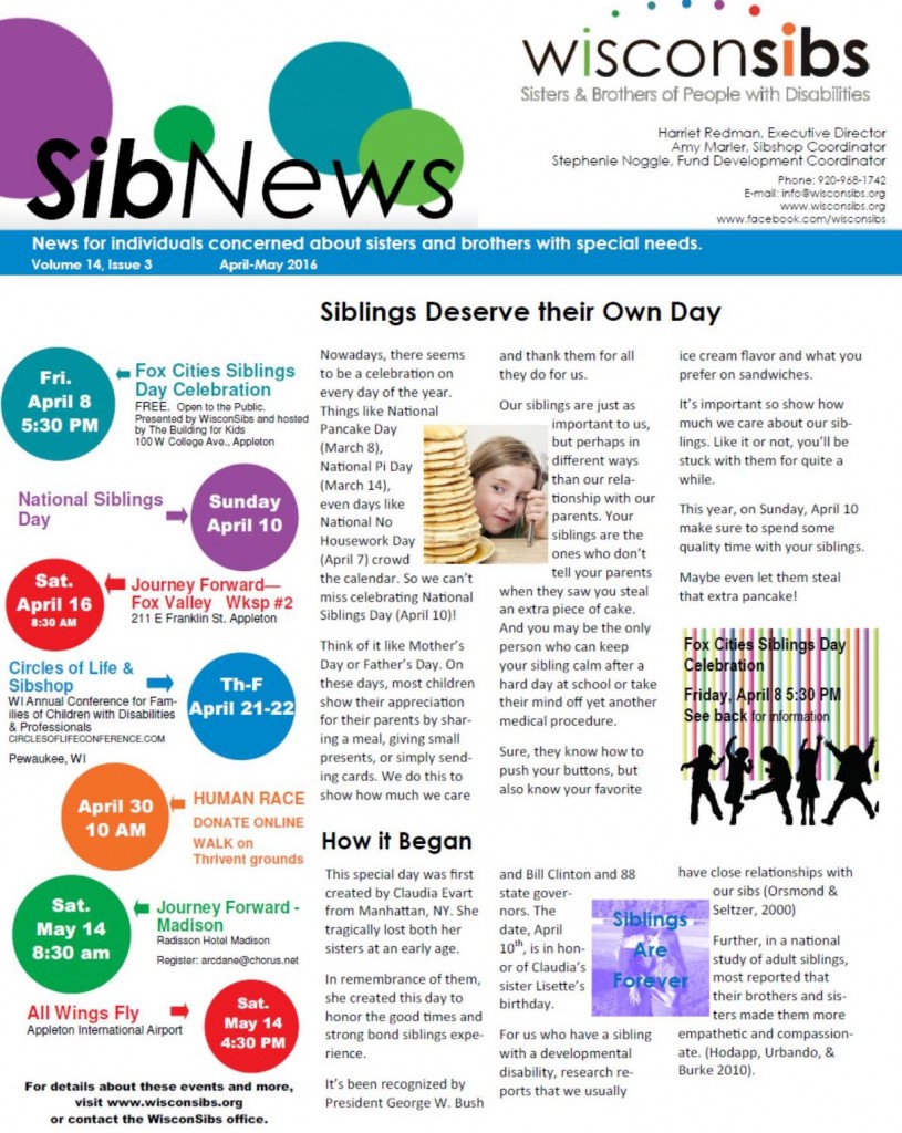 SibNews_Volume_14-Issue 3-April-May_2016 PAGE 1